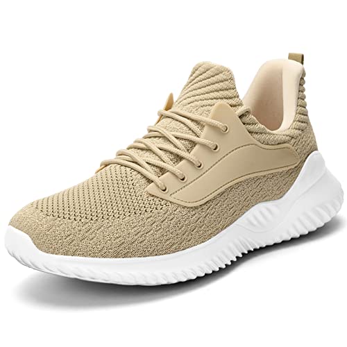 Akk Walking Shoes for Men Sneakers - Slip on Memory Foam Running Tennis Shoes for Athletic Workout Gym Jogging Indoor Outdoor Lightweight Breathable Casual Sneakers