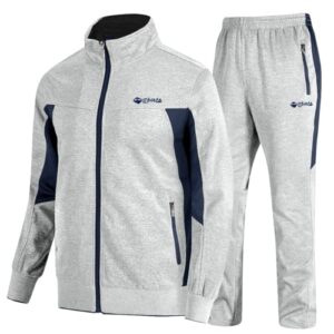 TBMPOY Men's Tracksuits Sweatsuits for Men Sweat Track Suits 2 Piece Casual Athletic Jogging Warm Up Full Zip Sets