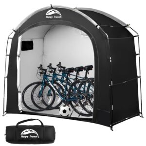Waterproof Portable Bicycle Cover with 30% More Top Storage Space for 2/3/4/5 Bikes