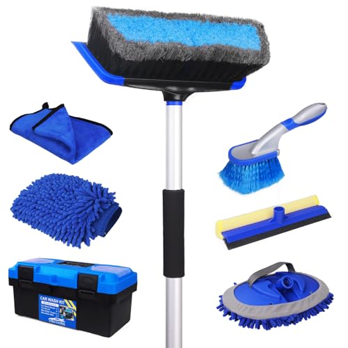 Car Wash Kit with Tire Brush