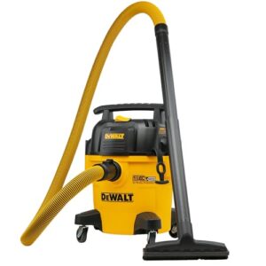 DEWALT Shop Vacuum 5-Gallon 4 HP STEALTHSONIC Wet/Dry Vacuum Cleaner DXV05P-QTB with 6 Dust Bags Ultra Quiet Poly Shop Vacuum with Powerful Suction for Garage
