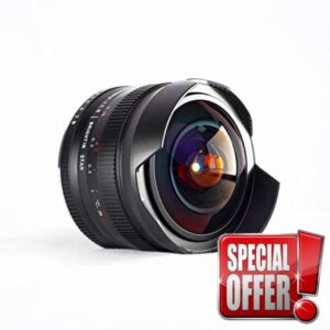 Brightin Star 7.5mm F2.8 III Ultra Wide Angle Fisheye Lens for Sony E-Mount Mirrorless Cameras