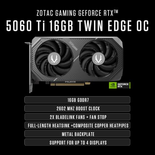 NVIDIA GeForce RTX 5060 Ti 16GB GDDR7