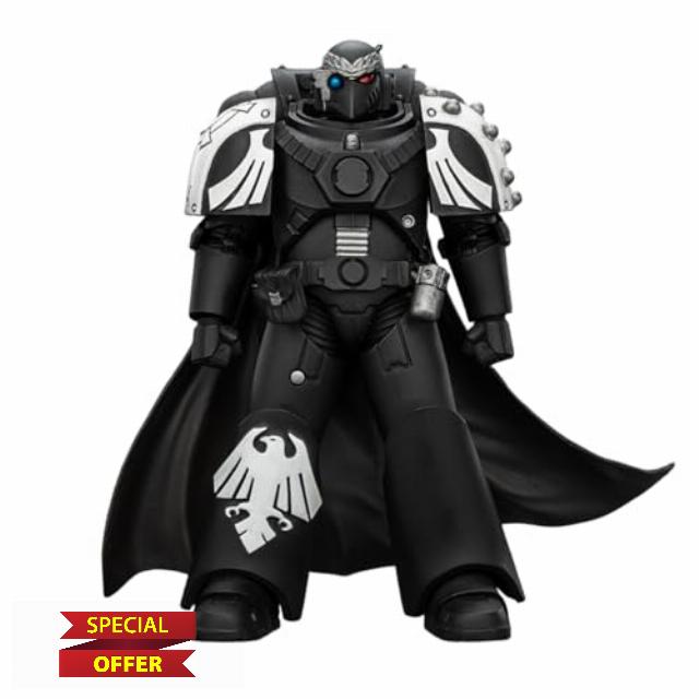 JOYTOY Warhammer The Horus Heresy 1:18 Raven Guard Mor Deythan with Nemesis Bolt Rifle Model Birthday Gifts JT03974