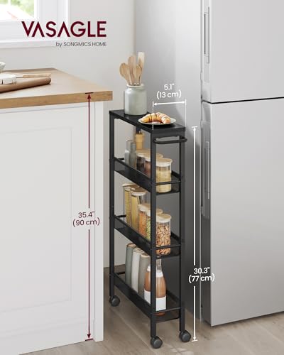 Narrow Cart with Handle