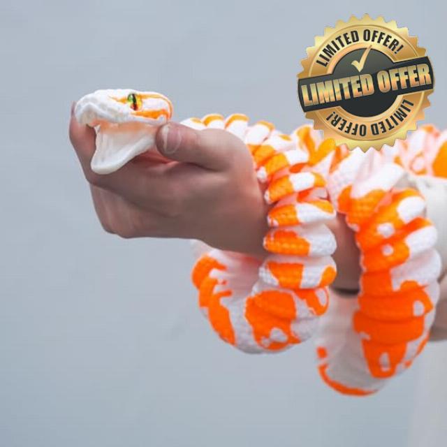 47.3inch Super Large Ball Python 3D Printed Giant Snake Toy