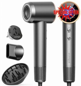 Dual Voltage Travel Hair Dryer with Diffuser