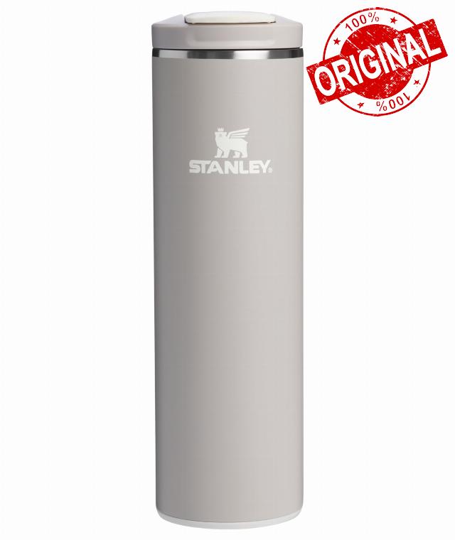 STANLEY Transit FlipTop Mug | Leakproof Coffee Travel Cup | Vacuum Insulated Stainless Steel | Stays Hot or Cold for Hours | BPA-Free | 16 oz | Ash