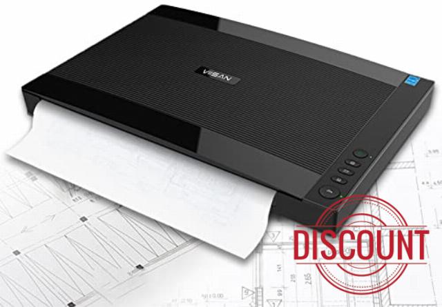 VIISAN VF3240 A3 Scanner - Fastest 4-Second Scan (200dpi