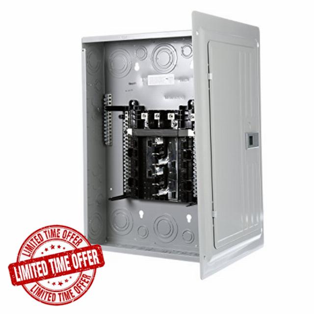 SIEMENS P1224L3125CU 125-Amp 12-Space 24-Circuit 3-Phase Main Lug Load Cente