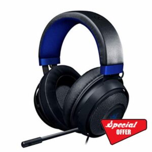 Razer Kraken Gaming Headset: Lightweight Aluminum Frame - Retractable Noise Isolating Microphone - for PC