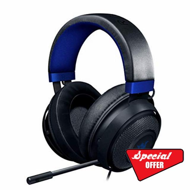 Razer Kraken Gaming Headset: Lightweight Aluminum Frame - Retractable Noise Isolating Microphone - for PC