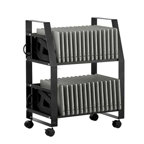 32 Devices Mobile Open Charging Station with Wheels