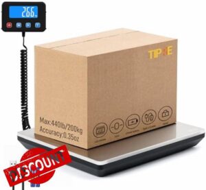 TIPRE Shipping Scale 440lbs for Packages