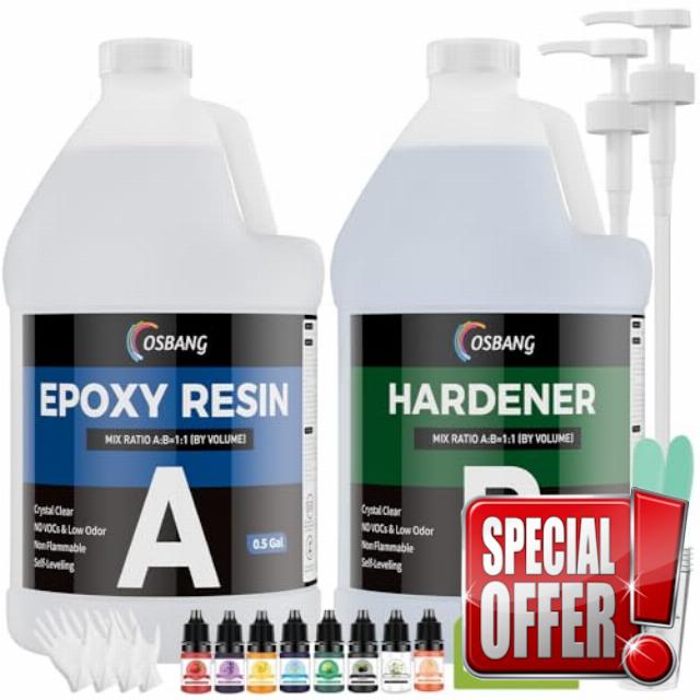 Epoxy Resin 1 Gal for Beginner & Crafter