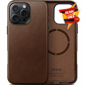 Genuine Leather Case for iPhone 16 Pro 6.3 inch