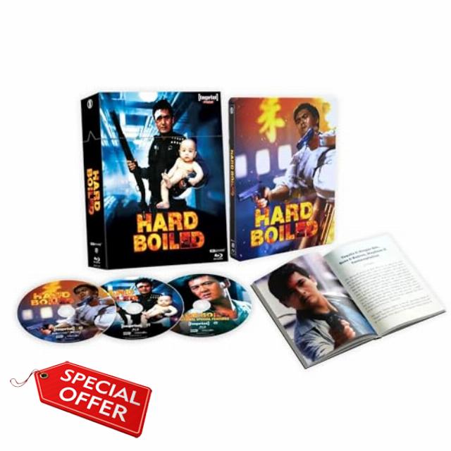 Hard Boiled (1992) - 4K UHD + Blu-ray SteelBook + Hardcover Booklet in Limited Edition Hardbox - Imprint Asia #49