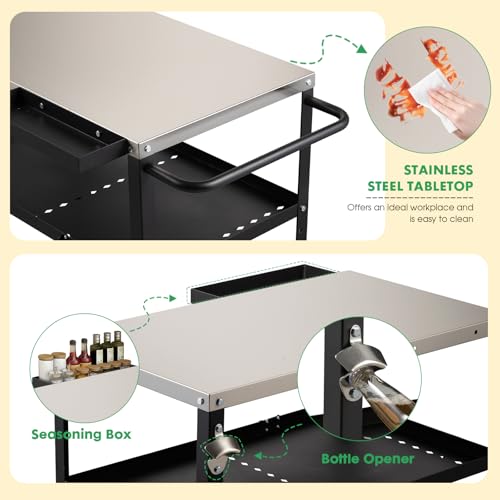 with 4 Movable Total Lock Casters