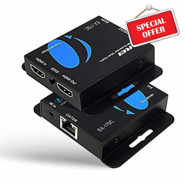 OREI 4K HDMI over Ethernet Extender Over CAT5/CAT6/CAT7