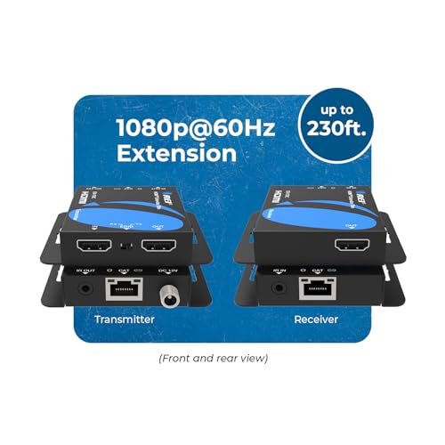with IR Upto 164 Feet - Loop Out - 4K @ 30Hz 1080P Full HD Signal Distribution (EX-170C)