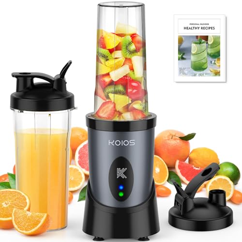 900W Personal Blender for Shakes and Smoothies for Kitchen with 2 Portable Cups 22oz