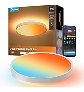 Govee Smart Ceiling Light, RGBIC LED Ceiling Light Fixture, 2400LM Flush Mount Light Fixture, DIY...