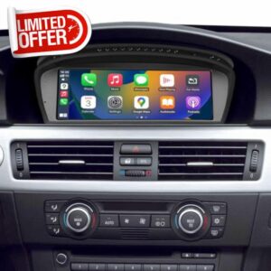 Road Top 8.9" CarPlay Screen Upgrade for BMW 3 Series E90 E91 E92 E93 & 5 Series E60 E61 (2003-2008 CCC) – Wireless CarPlay Android Auto Touchscreen Head Unit Retrofit