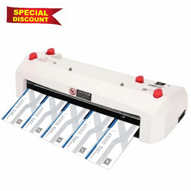 Electric Business Card Cutter 110V – Automatic Business Card Cutter Binding Machine for 90×54mm (3.5"x2.1")