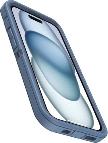 & iPhone 13 (Only) - Defender Series Case - Baby Blue Jeans (Blue) - Case Only - Screenless - Rugged & Durable - with Port Protection - Non-Retail Packaging
