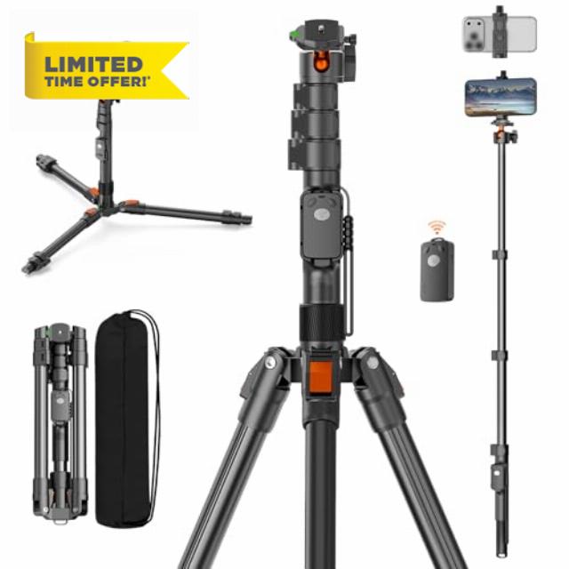 XXZU 75" Camera Tripod