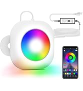 LyLmLe LED Pool Lights, 20W Smart Magnetic Underwater Lights with APP Control, 800lm Dimmable, IP...