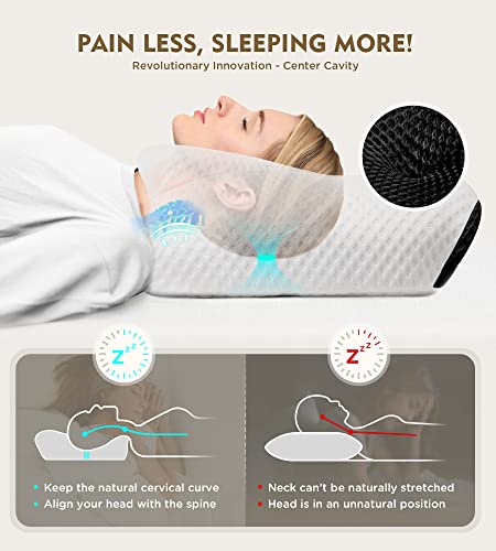 Adjustable Orthopedic Bed Pillow for Sleeping