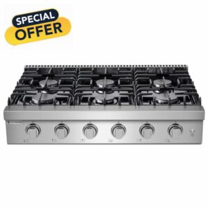 AAOBOSI 36-Inch Gas Cooktop with 6 Burners