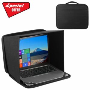 Universal Foldable Laptop Sun Shade & Privacy Shield