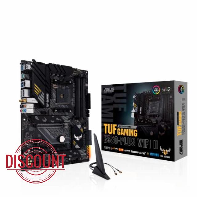 ASUS TUF Gaming B550-PLUS WiFi II AMD AM4 (3rd Gen Ryzen™) ATX Gaming Motherboard (PCIe 4.0
