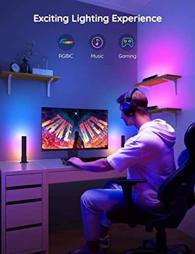 RGBICWW WiFi TV Backlights with Scene and Music Modes for Gaming