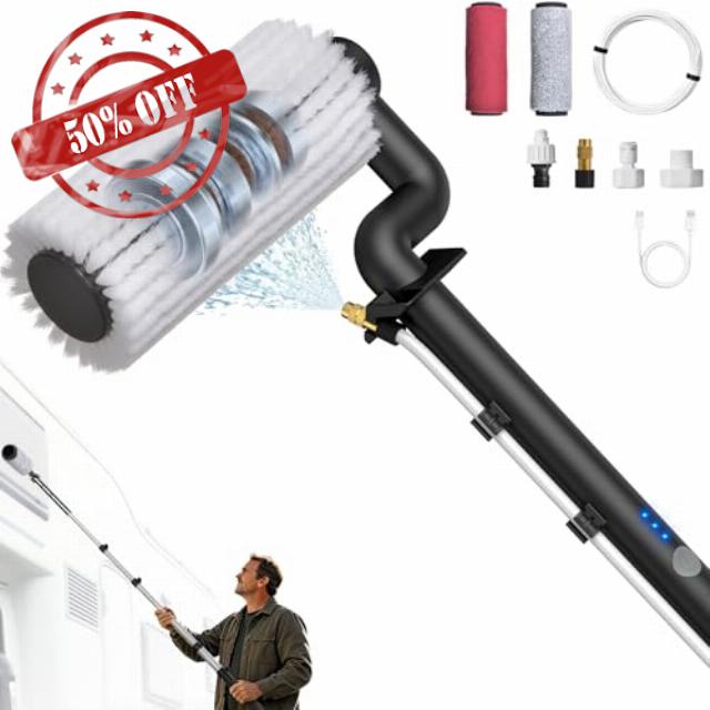 79'' Electric Car Wash Brush with Long Handle