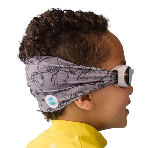 Splash Place SWIM GOGGLES with Fabric Strap - Adult & Kids Swim Goggles - Around The World Theme