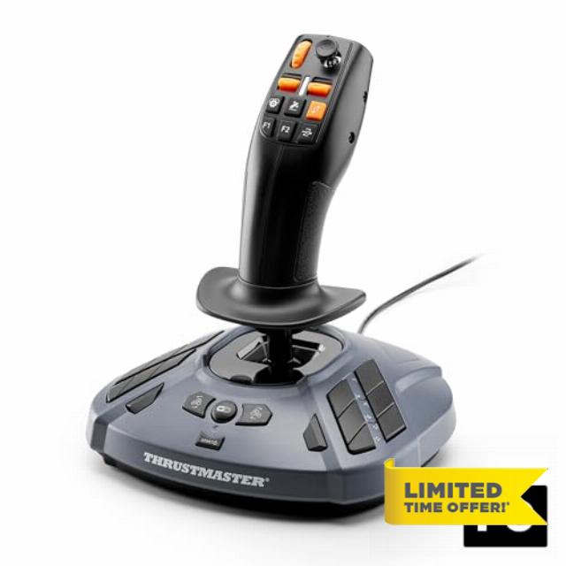 Thrustmaster SimTask FarmStick Joystick for Farming Simulator 25 on PC – Multifunctional Farming Simulator Controller with 3-Axis Precisio