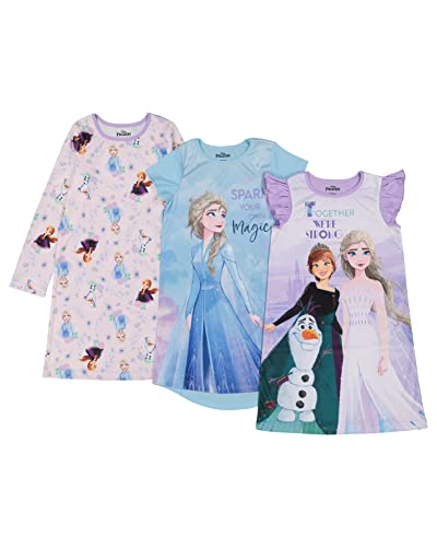 Disney Girls' 3-pack Nightgowns