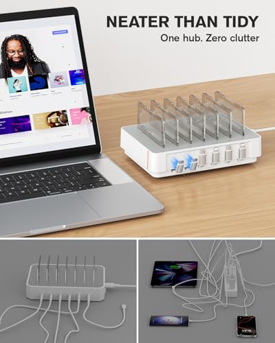 60W PD charger station for iPhone/Tablet