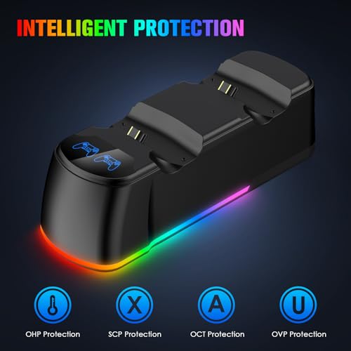 with LED Charging Dock