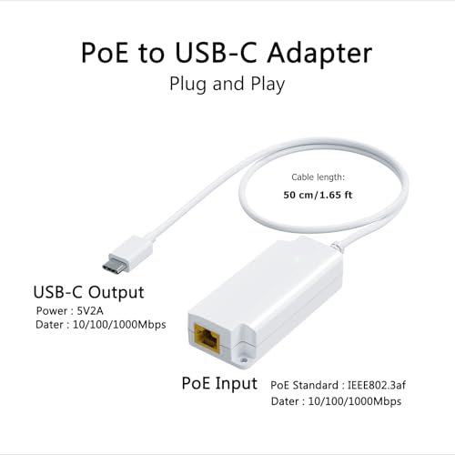 USB-C to Ethernet Adapter with 10W Charging