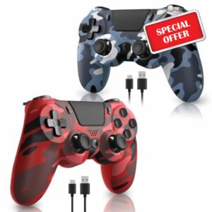 hosowe 2-Pack Wireless Controllers for PS4