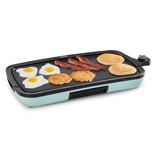 Easy-Clean Surface & Anti-Slip Base - Recipe Book Included - Aqua