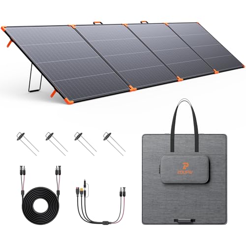 N-Type 16BB 25% Efficiency Foldable Solar Charger with Bypass Diodes for EcoFlow Delta/Bluetti/Anker C1000