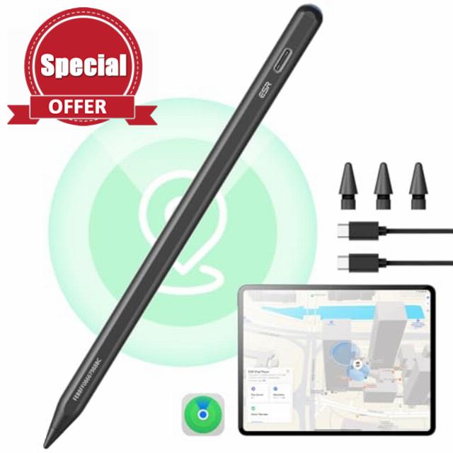 ESR Geo Digital iPad Pencil Findmy Compatible with Apple iPad 2018-2026
