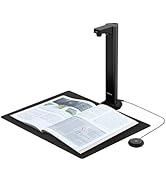 VIISAN DL8 Innovative Document Scanner, USB Book Scanner with Asymmetric Lighting Tech, OCR Auto-...
