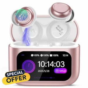 Sleep Earbuds Bluetooth 5.4 in Ear Touch Screen Sleep Headphones