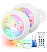 LyLmLe LED Pool Lights for Above Ground Pools with APP Control, 20W Smart Magnetic Pool Lights wi...